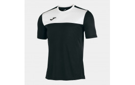 Maillot manches courtes homme Winner noir blanc